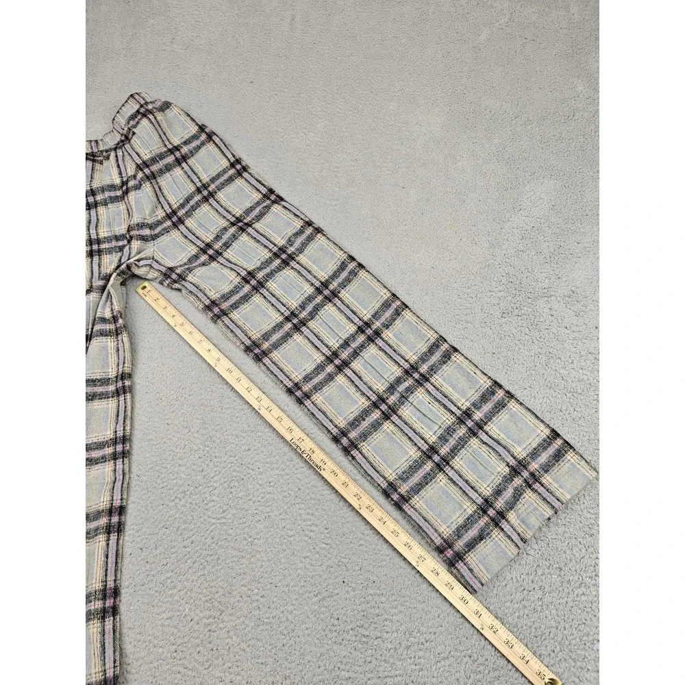 Honor The Gift Pants Mens XS Blue Plaid Flannel Elastic Waist Trouser WHTG210313
